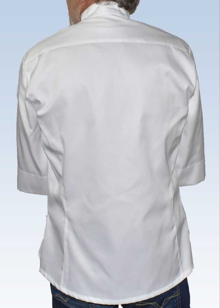 MATHINIER_Veste Faros_Empiècement dos _ 100% coton blanc