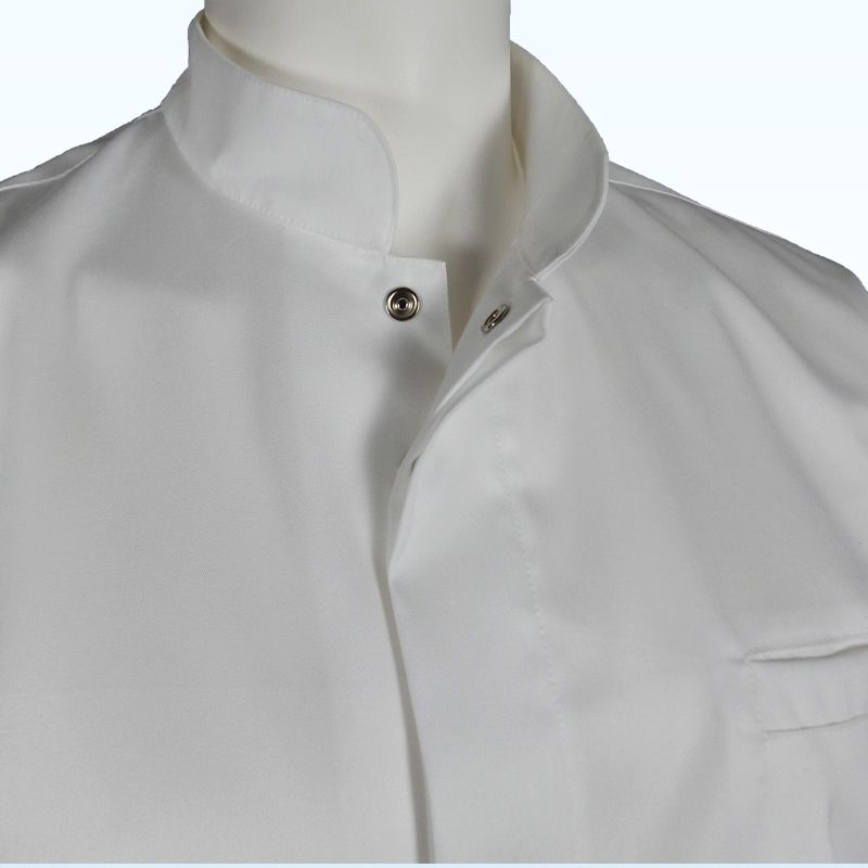 MATHINIER_ Veste Faros_Détail col rond ecarté