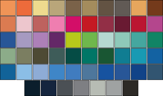 Mathinier - Différents coloris du poly-coton portugais