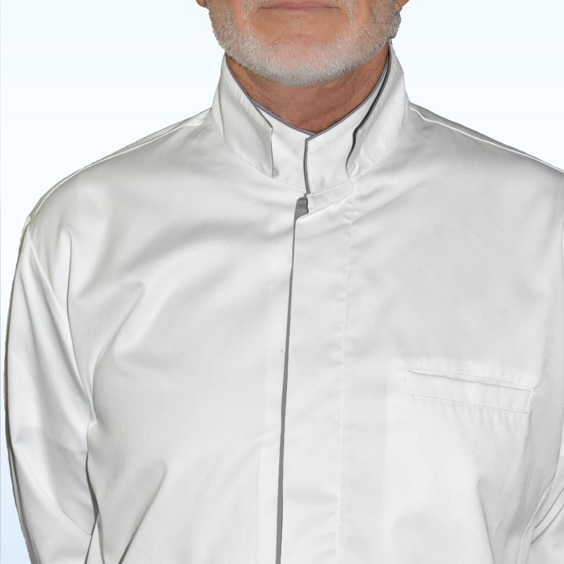 MATHINIER_ Veste Lima - Détail col bicolor