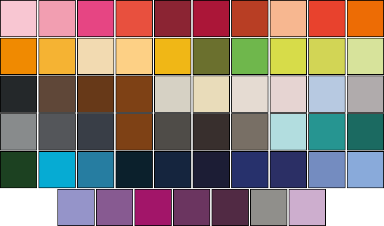 Mathinier - Différents coloris pour le poly-coton professionnel Français