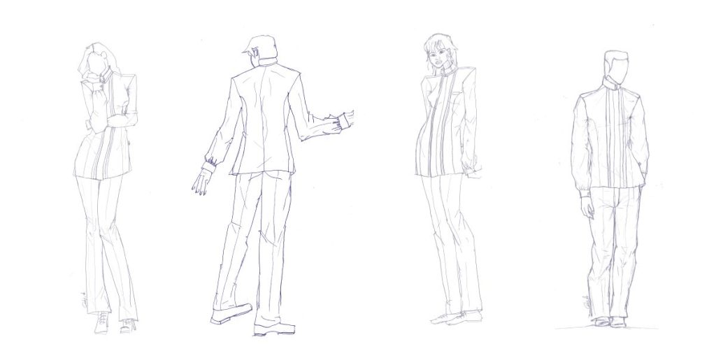MATHINIER_Dessins de style pour les vestes Aspen